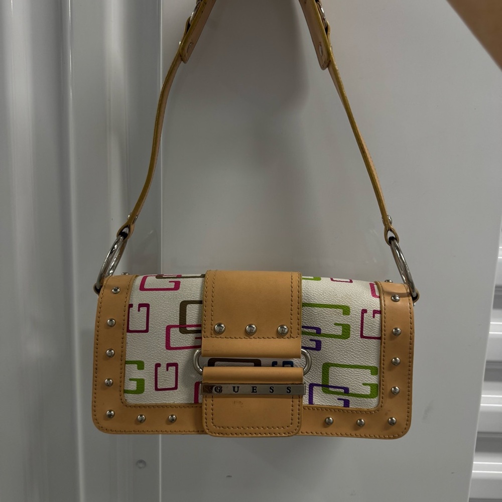 GUESS Vintage Multicolor Shoulder Bag